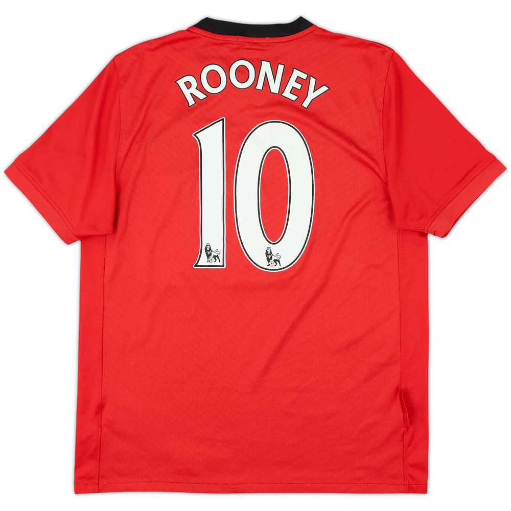 2009-10 Manchester United Home Shirt Rooney #10 - 8/10 - (M)