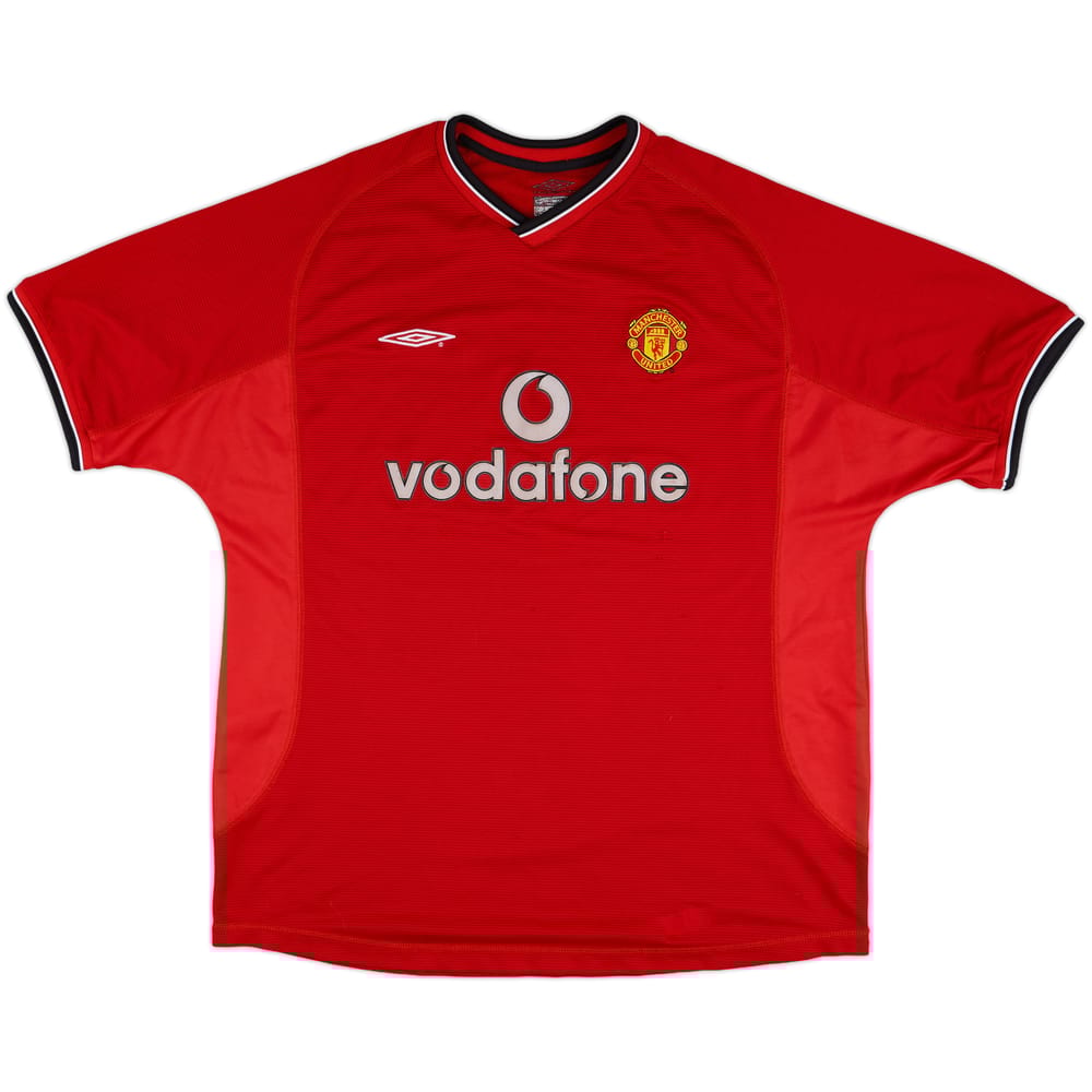 2000-02 Manchester United Home Shirt - 5/10 - (XL)