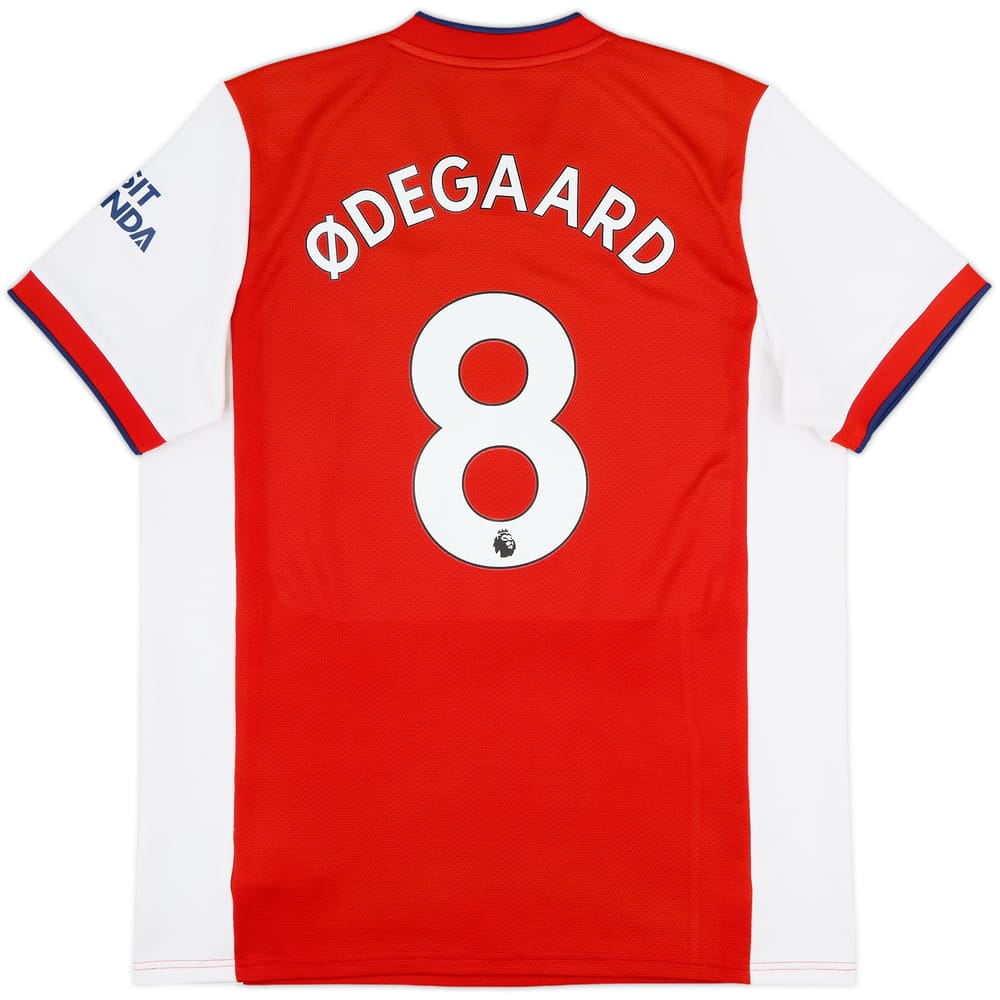 2021-22 Arsenal Home Shirt Odegaard #8 - 7/10 - (XL)