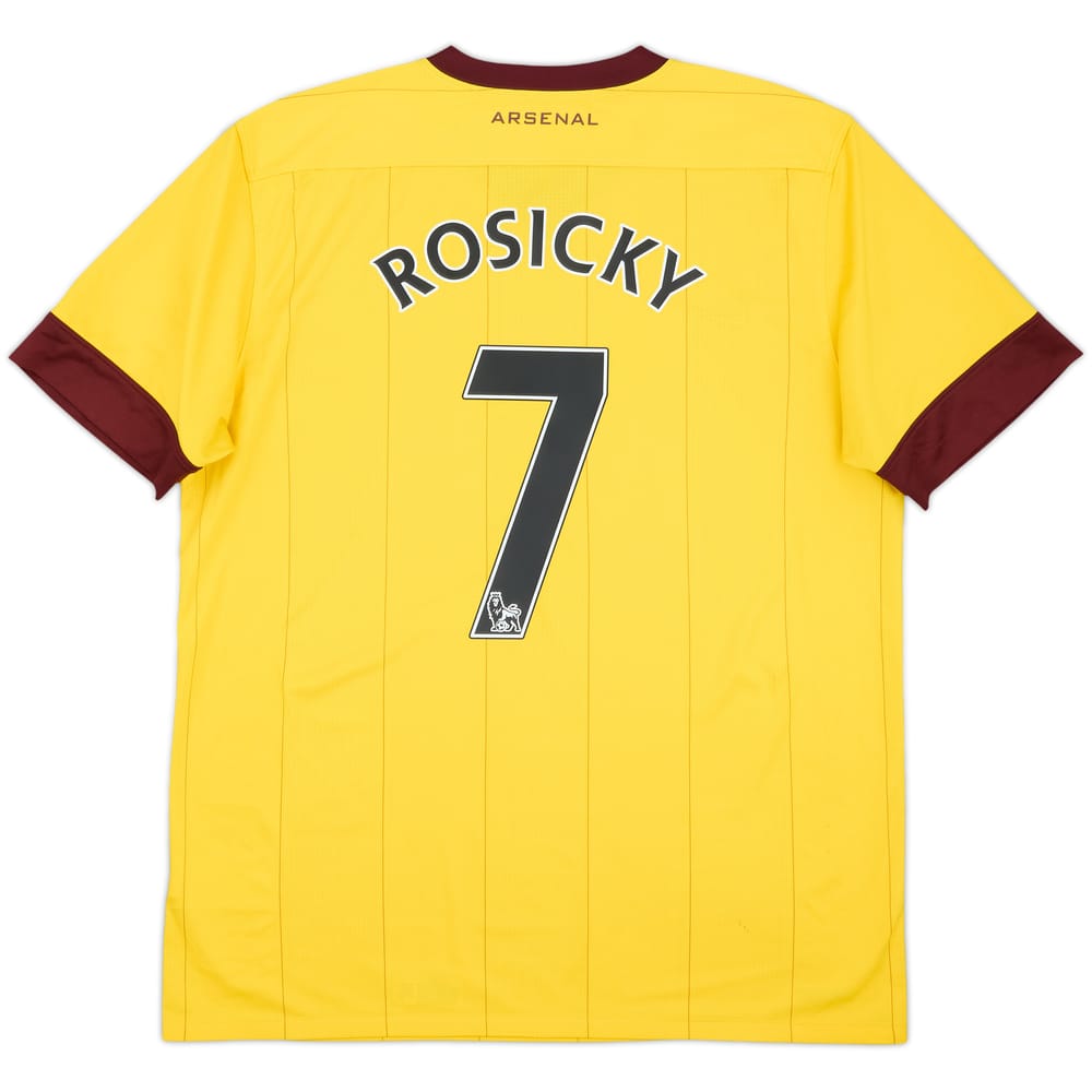 2010-13 Arsenal Away Shirt Rosicky #7 - 7/10 - (L)
