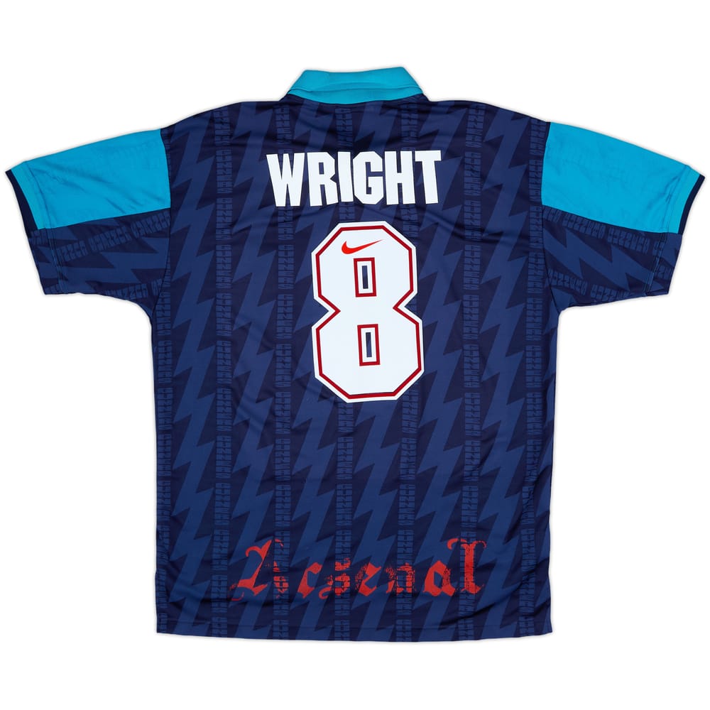 1994-95 Arsenal Away Shirt Wright #8 - 8/10 - (XL)