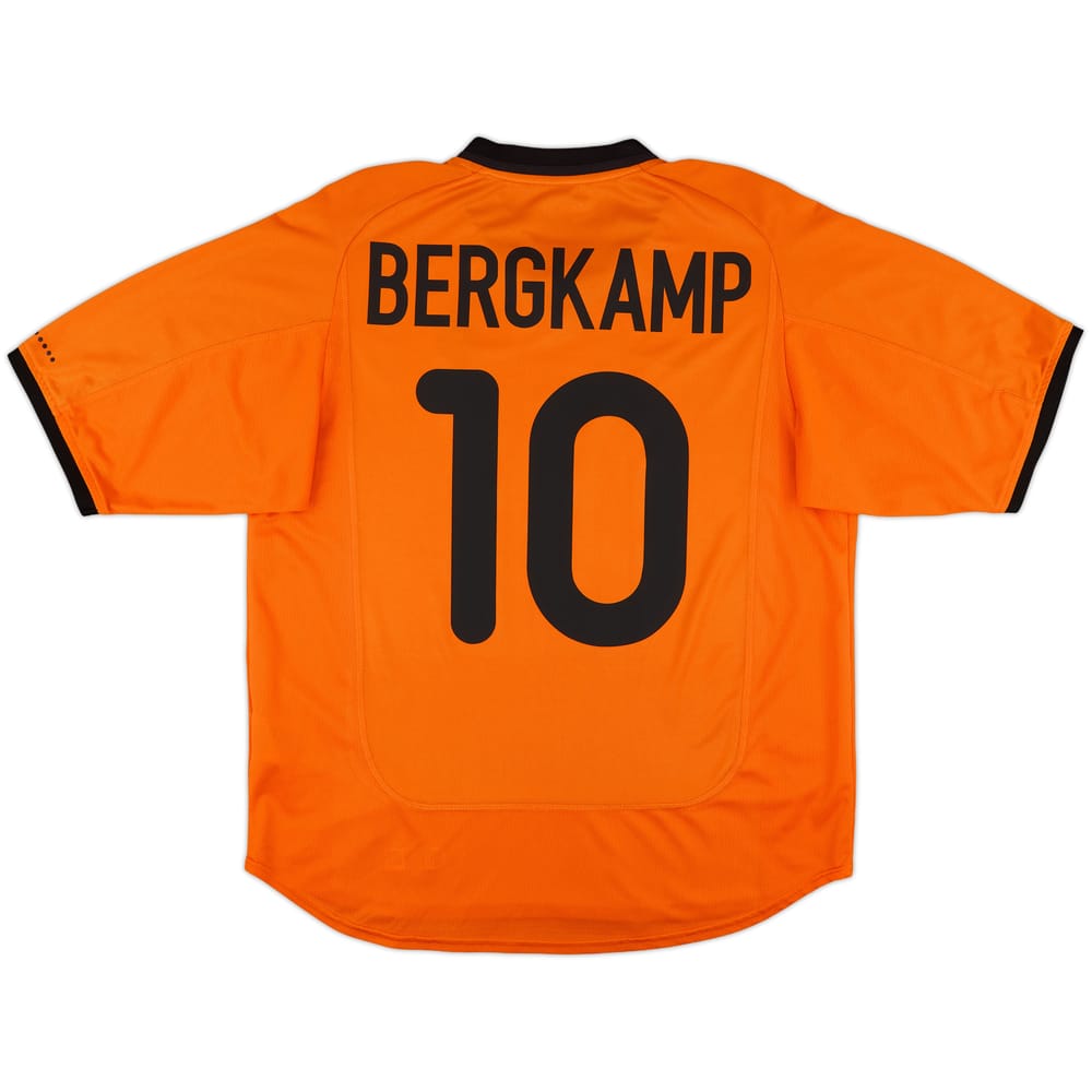 2000-02 Netherlands Home Shirt Bergkamp #10 - 9/10 - (M)
