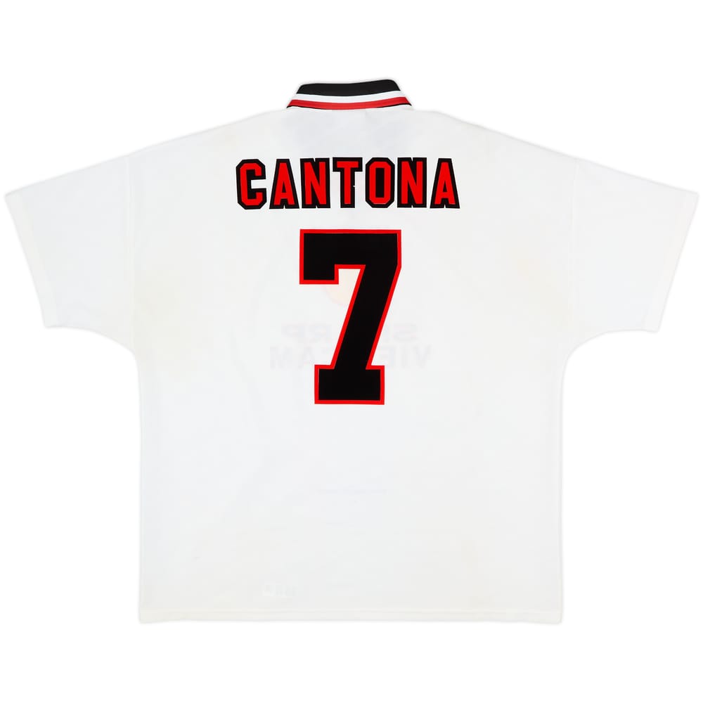 1996-97 Manchester United Away Shirt Cantona #7 - 6/10 - (XXL)