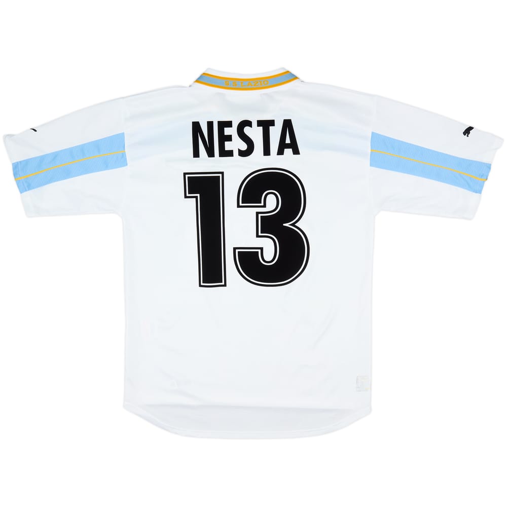 1999-00 Lazio Centenary Home Shirt Nesta #13 - 6/10 - (M)
