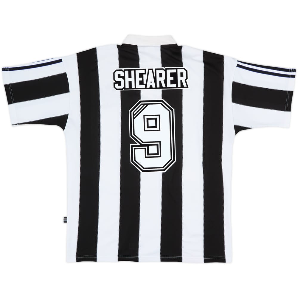 1995-97 Newcastle Home Shirt Shearer #9 - 8/10 - (L)