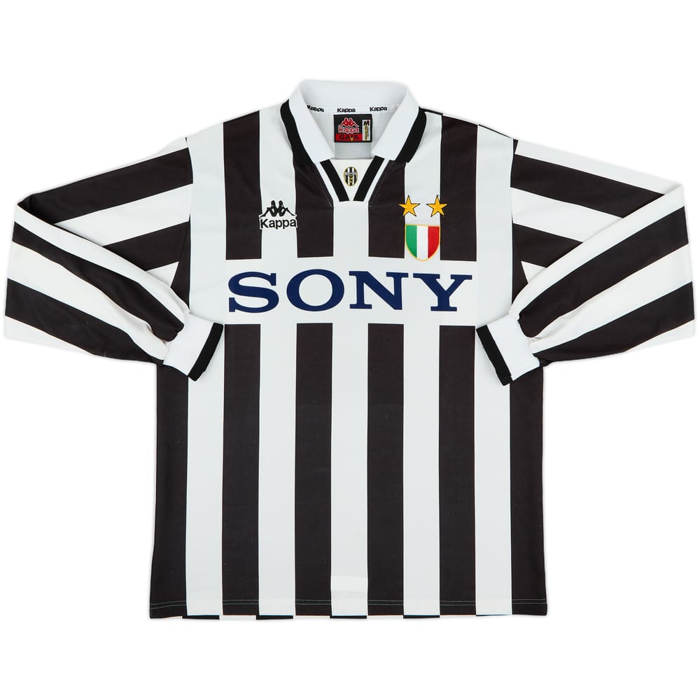 1995-97 Juventus Home L/S Shirt - 6/10 - (M)