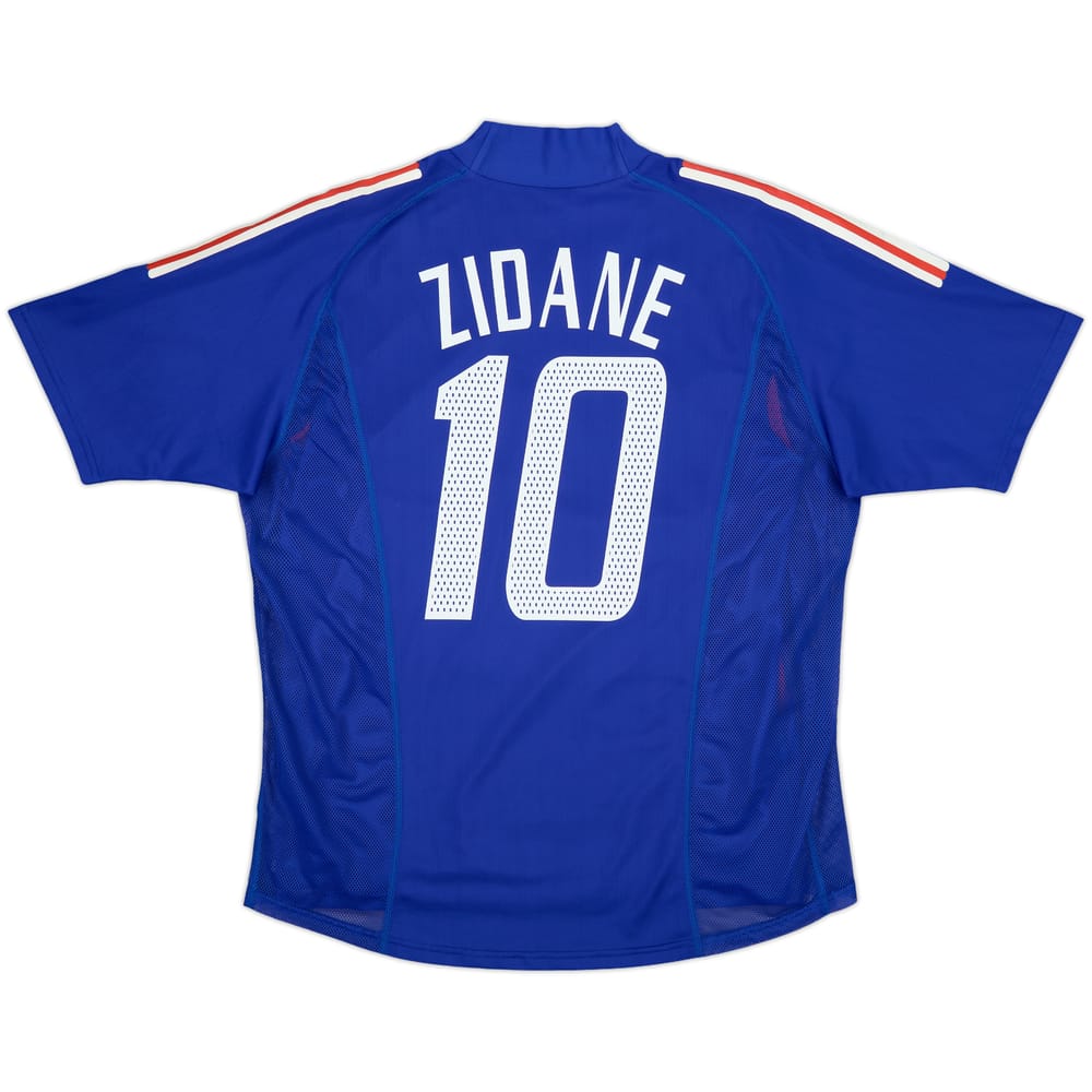 2002-04 France Player Issue Home Shirt Zidane #10 - 8/10 - (L)