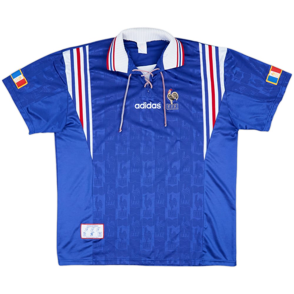 1996-98 France Home Shirt - 9/10 - (XL)