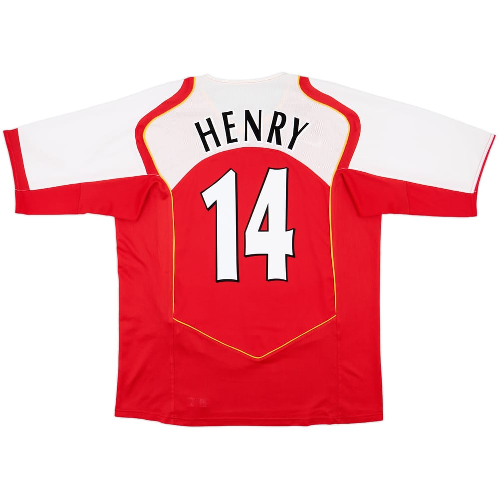2004-05 Arsenal Home Shirt Henry #14 - 9/10 - (XL)