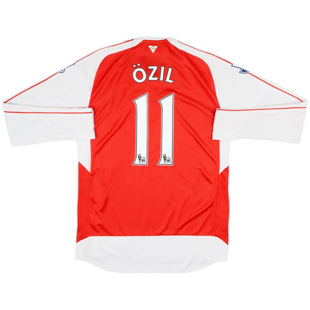 2015-16 Arsenal Home L/S Shirt Ozil #11 - 5/10 - (S)