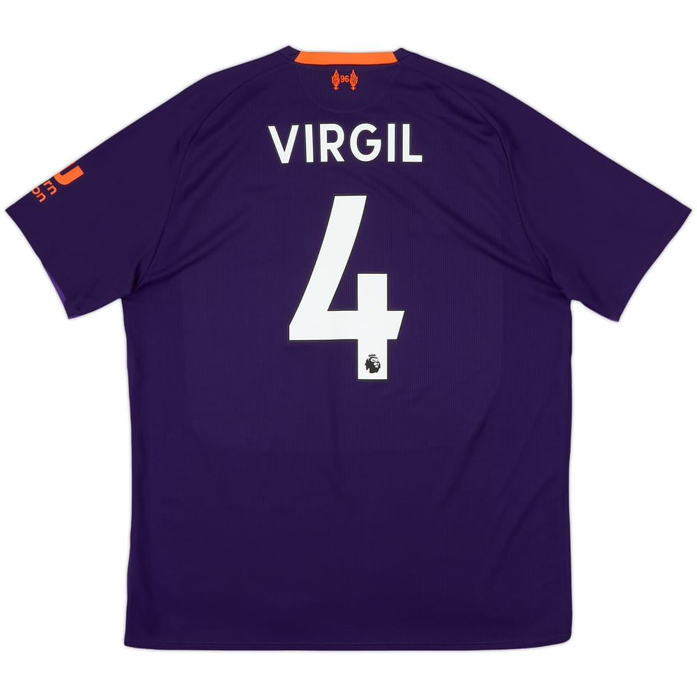 2018-19 Liverpool Away Shirt Virgil #4 - 10/10 - (L)