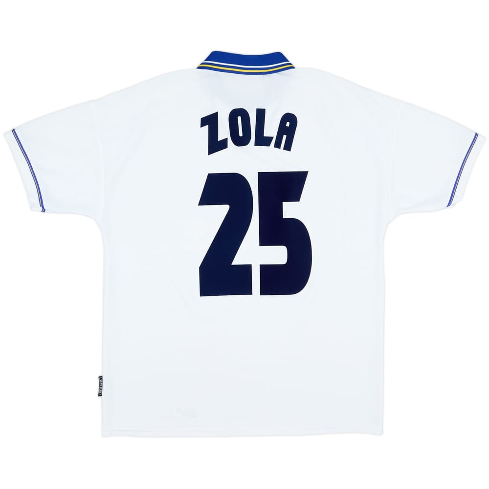 1998-00 Chelsea Away Shirt Zola #25 - 8/10 - (XL)