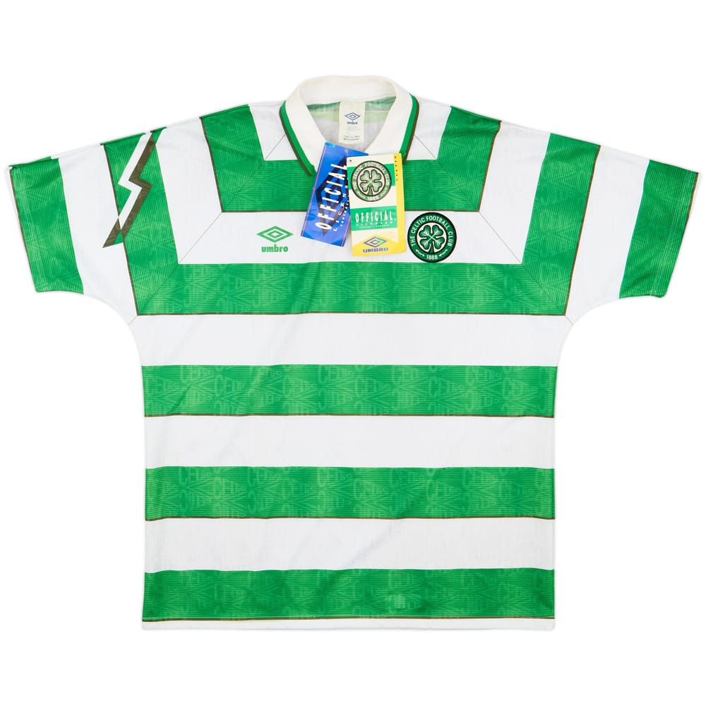 1991-92 Celtic Home Shirt (XL)