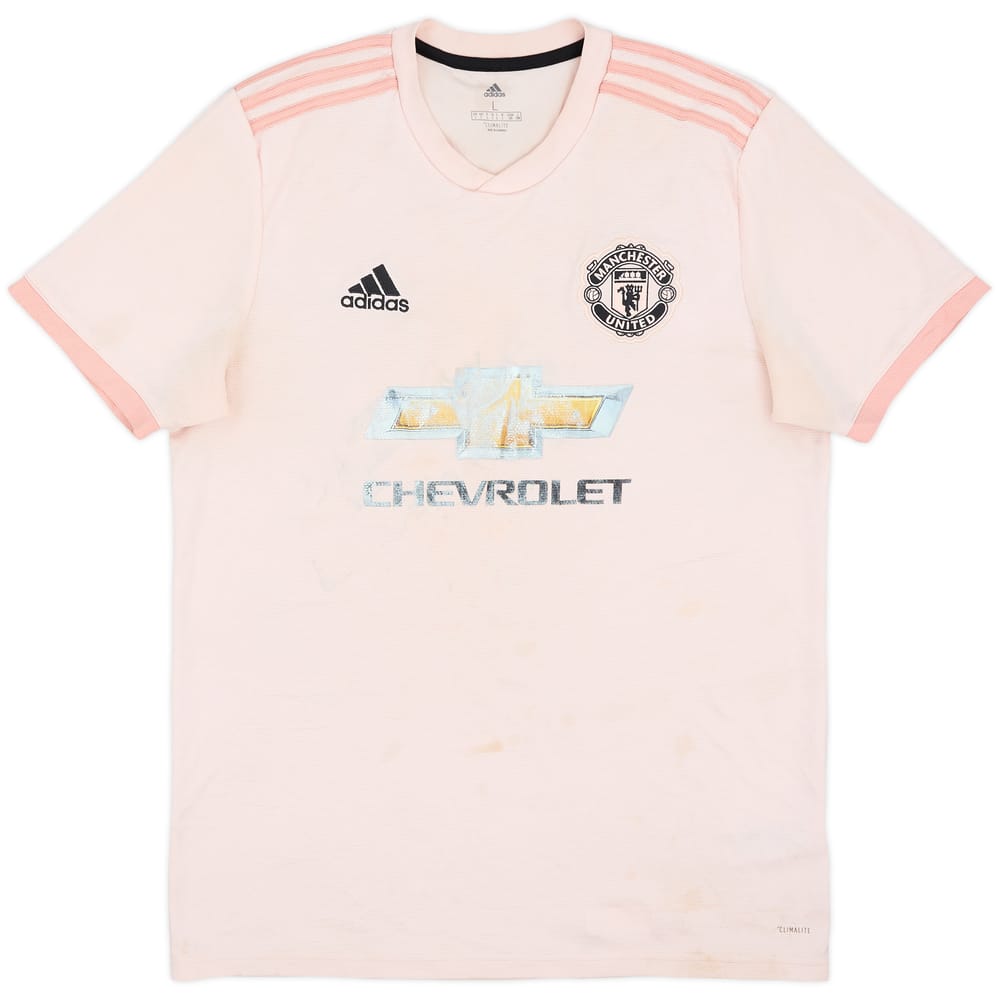 2018-19 Manchester United Away Shirt - 4/10 - (L)