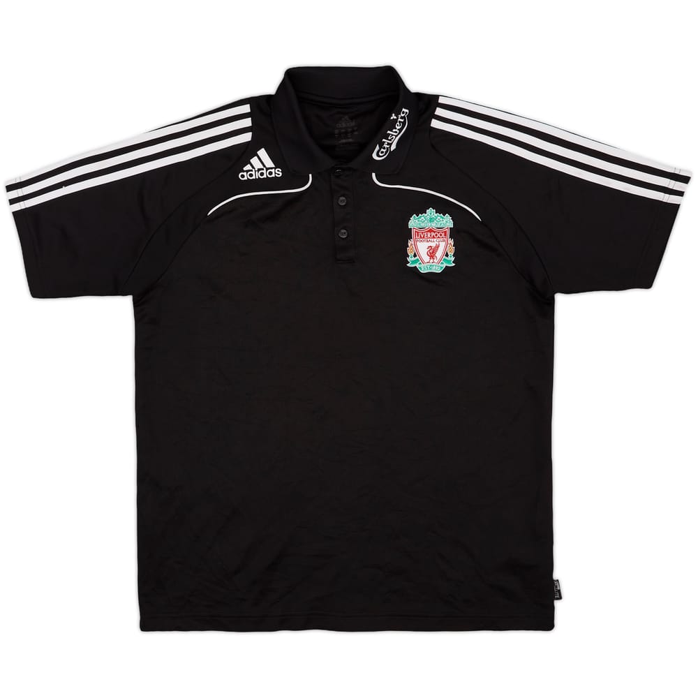 2008-09 Liverpool adidas Polo Shirt - 8/10 - (M)