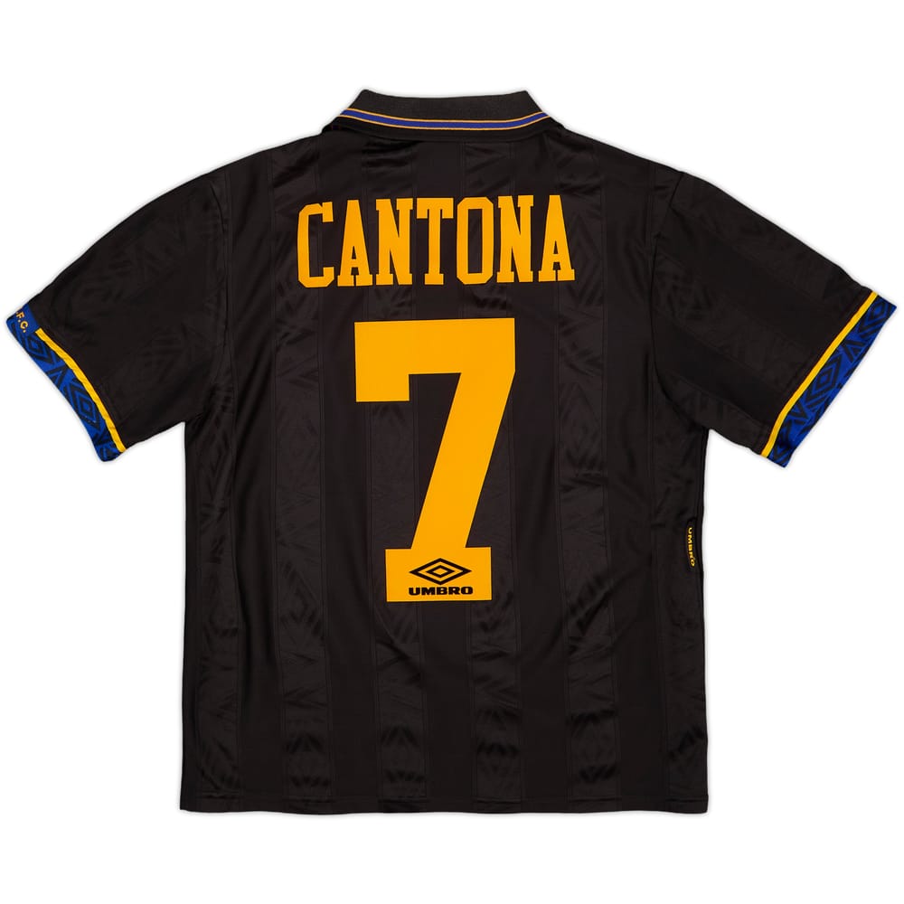1993-95 Manchester United Away Shirt Cantona #7 - 8/10 - (S)