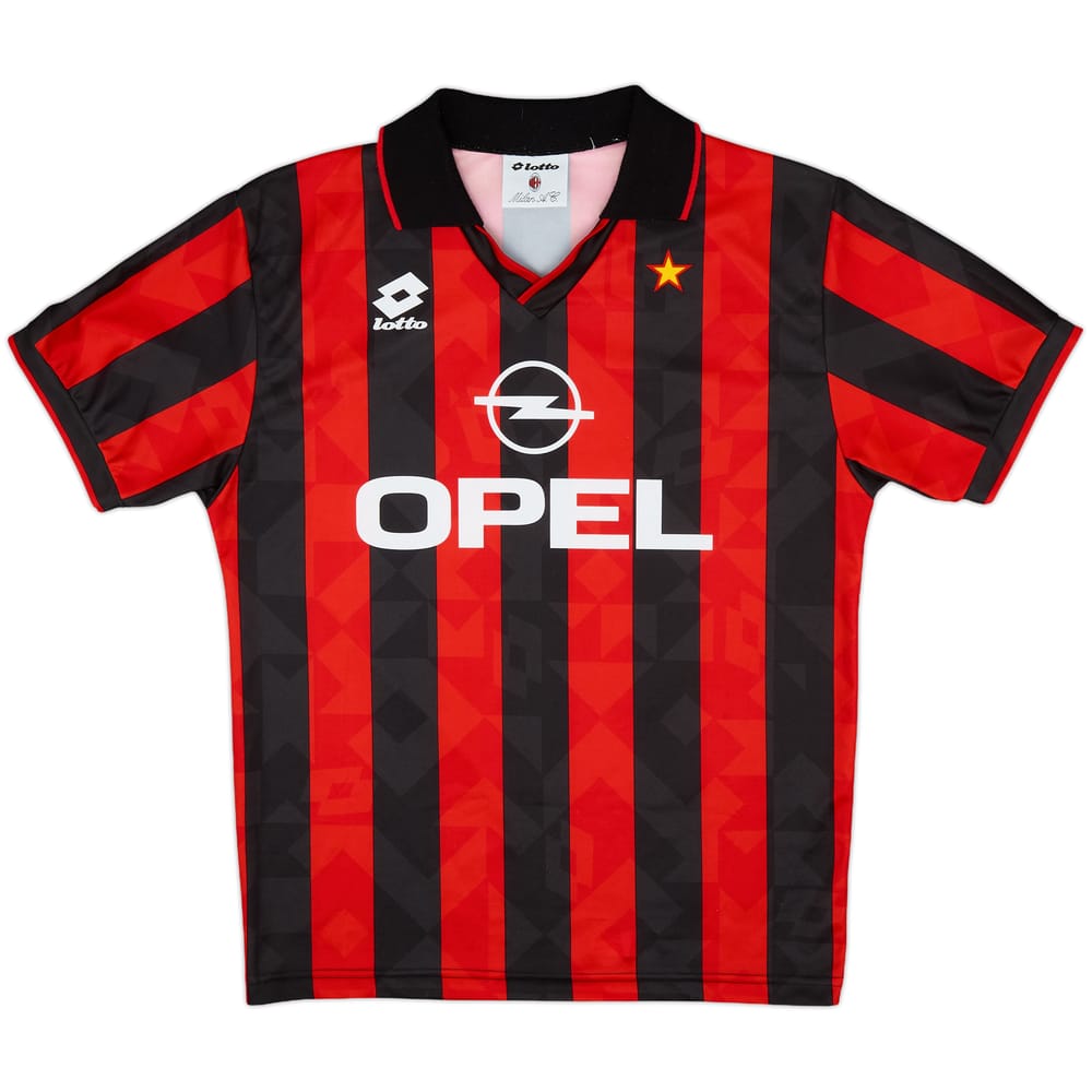 1995-96 AC Milan Basic Home Shirt - 9/10 - (L)