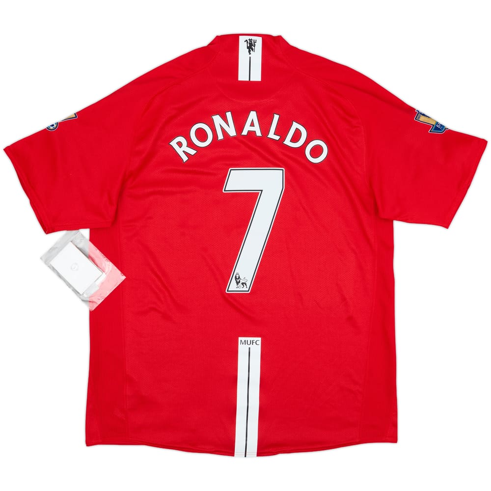 2007-09 Manchester United Home Shirt Ronaldo #7 (L)