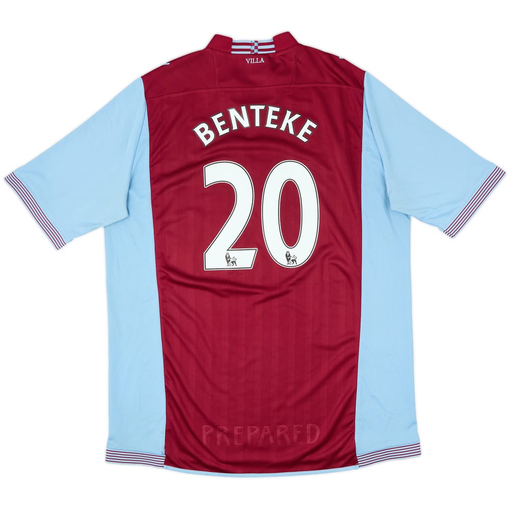 2013-14 Aston Villa Home Shirt Benteke #20 - 7/10 - (XXL)