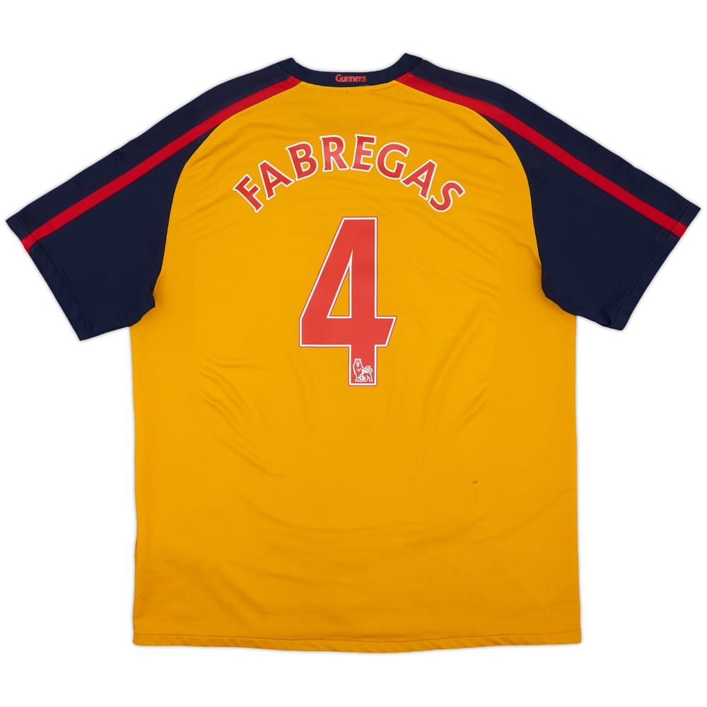 2008-09 Arsenal Away Shirt Fabregas #4 - 6/10 - (XL)