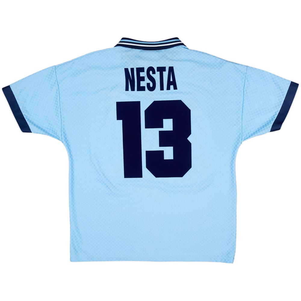 1995-96 Lazio Home Shirt Nesta #13 - 8/10 - (L)