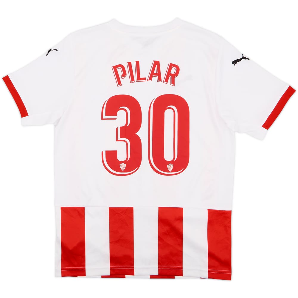 2020-21 Almeria Home Shirt Pilar #30 - 8/10 - (S)