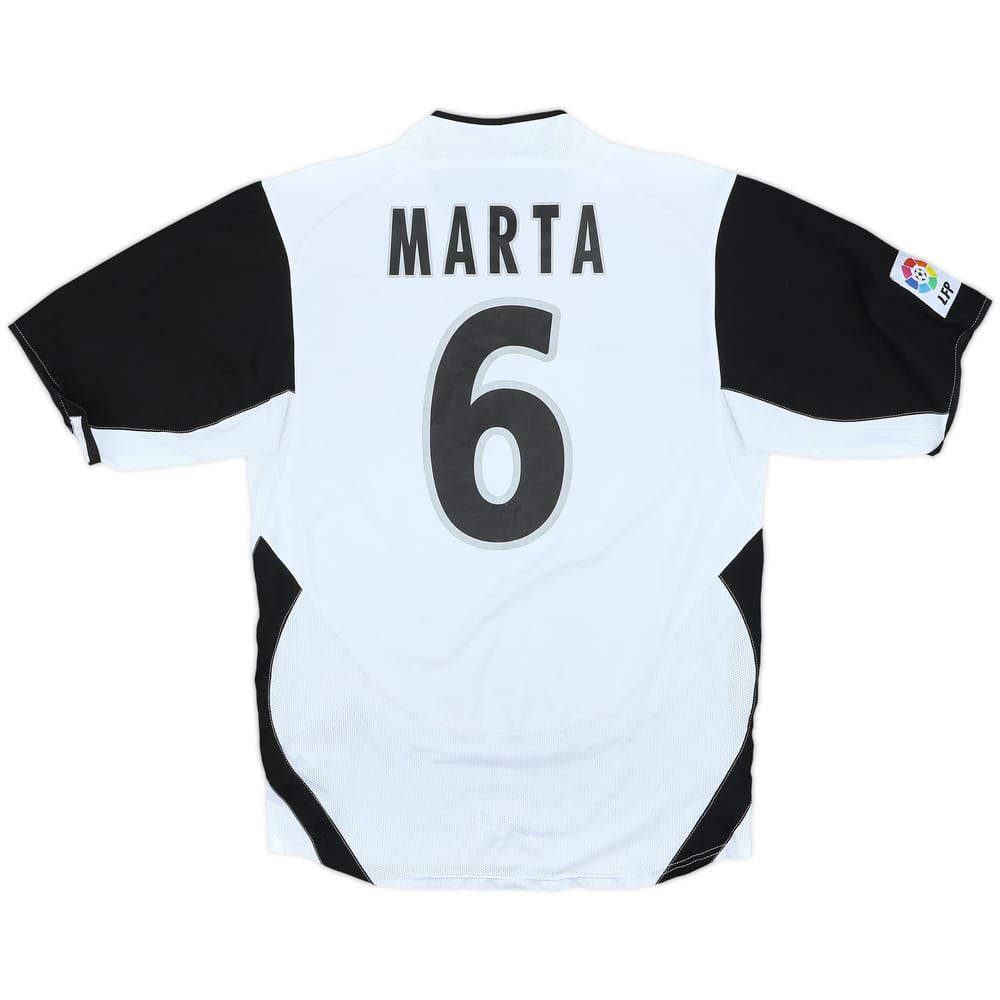 2003-04 Valencia Home Shirt Marta #6 - 8/10 - (S)