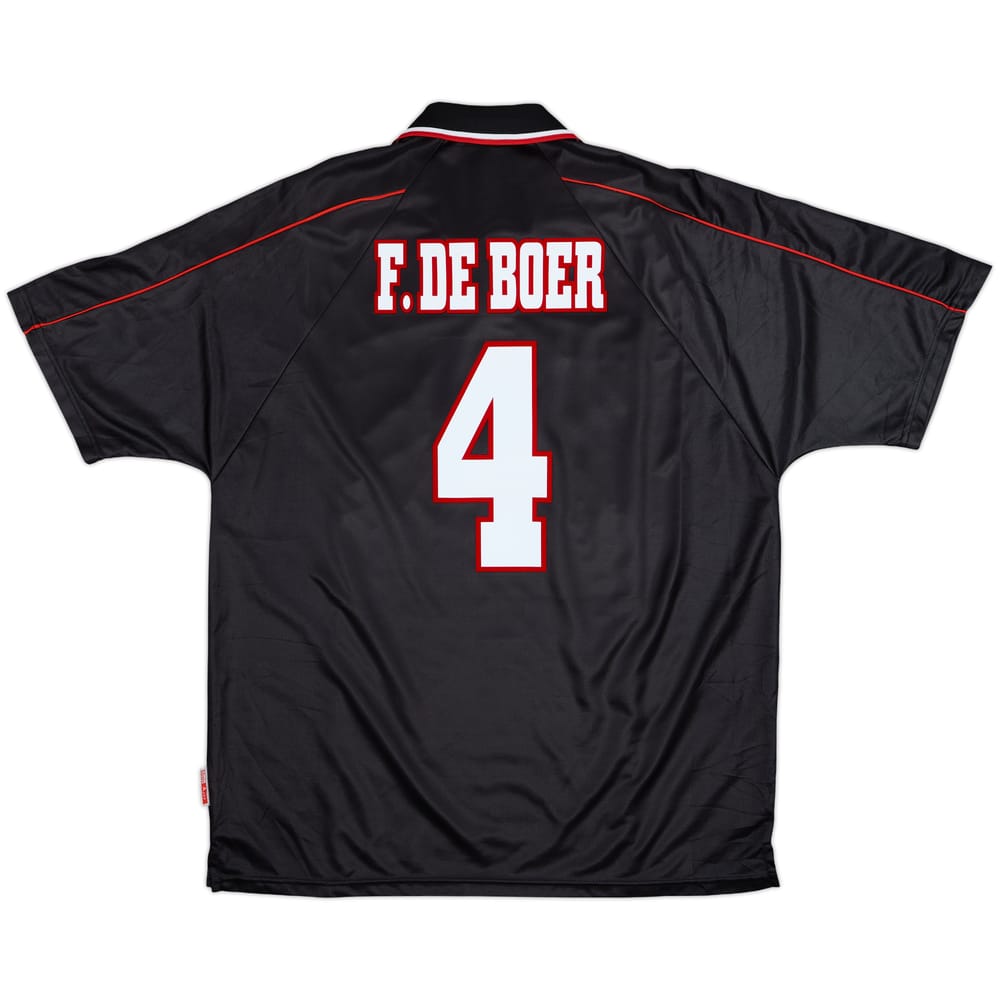 1998-99 Ajax Away Shirt F.De Boer #4 - 9/10 - (XL)