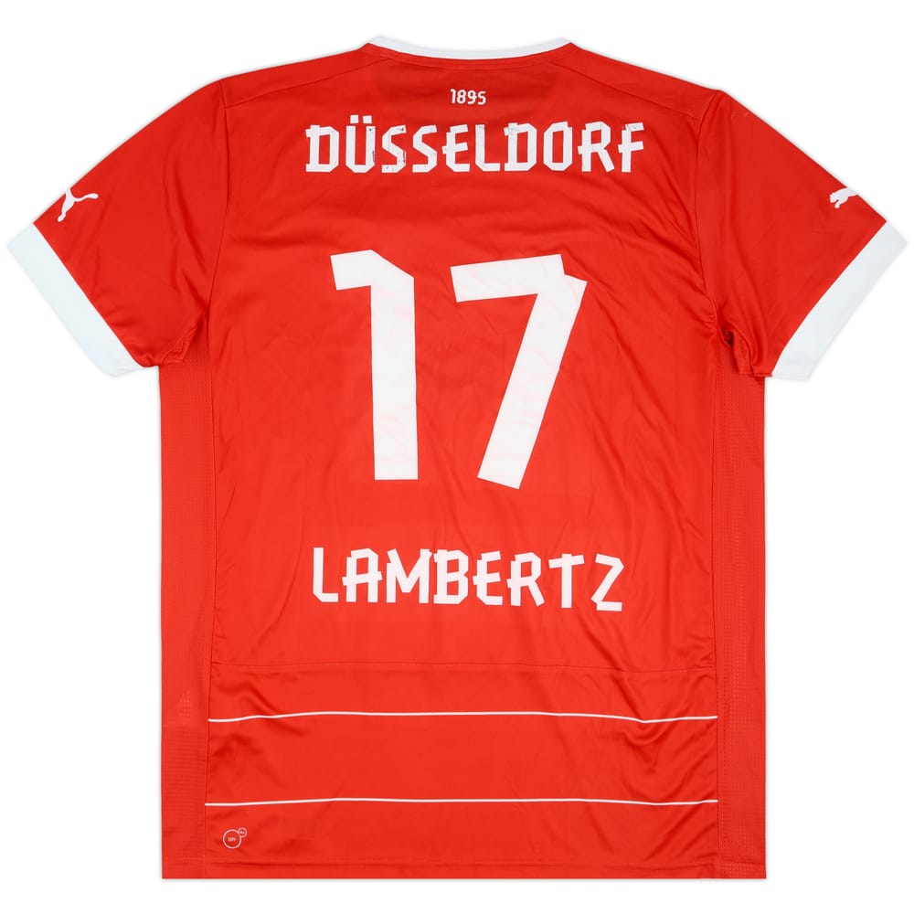 2012-13 Fortuna Dusseldorf Home Shirt Lambertz #17 - 5/10 - (XL)