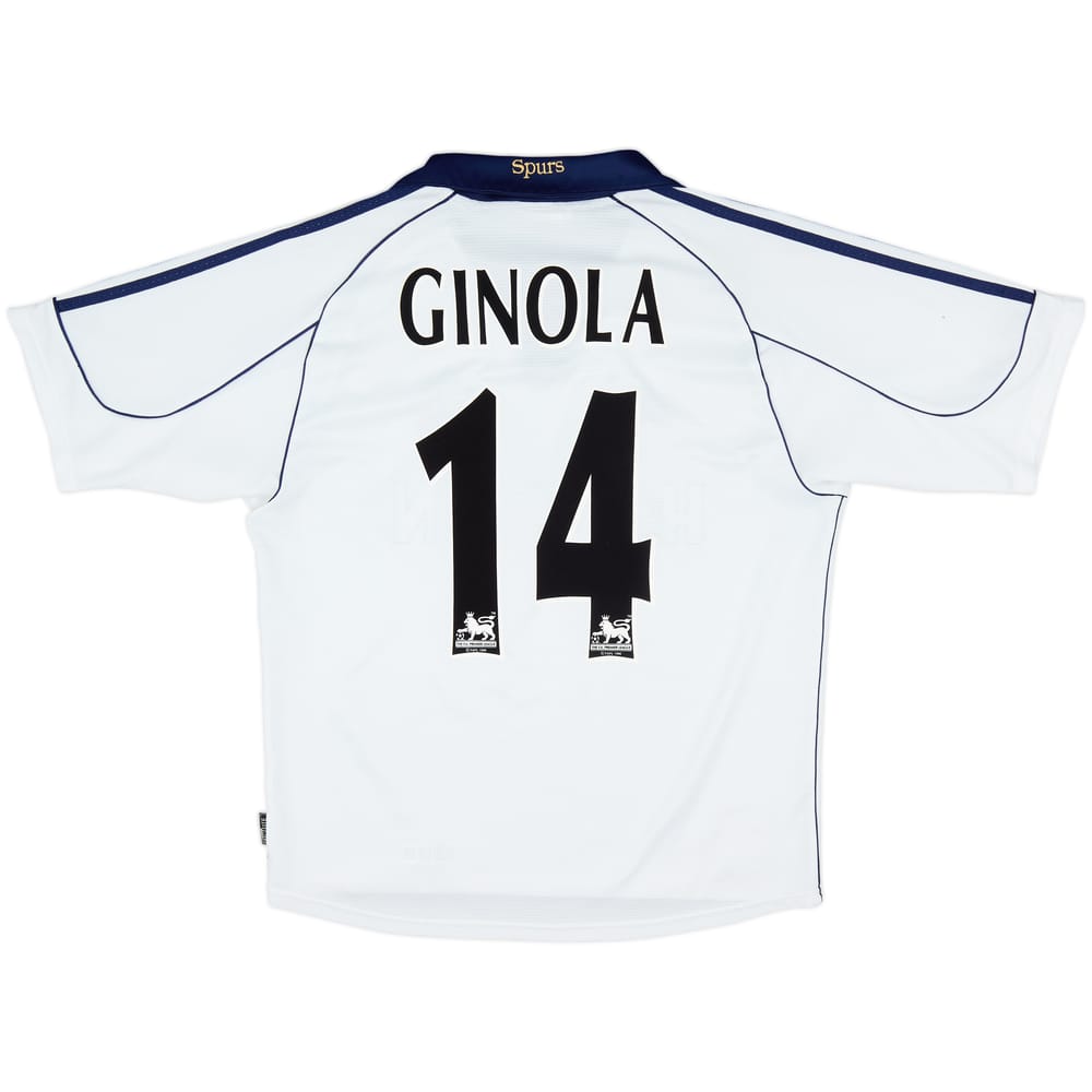 1999-01 Tottenham Home Shirt Ginola #14 - 8/10 - (M)