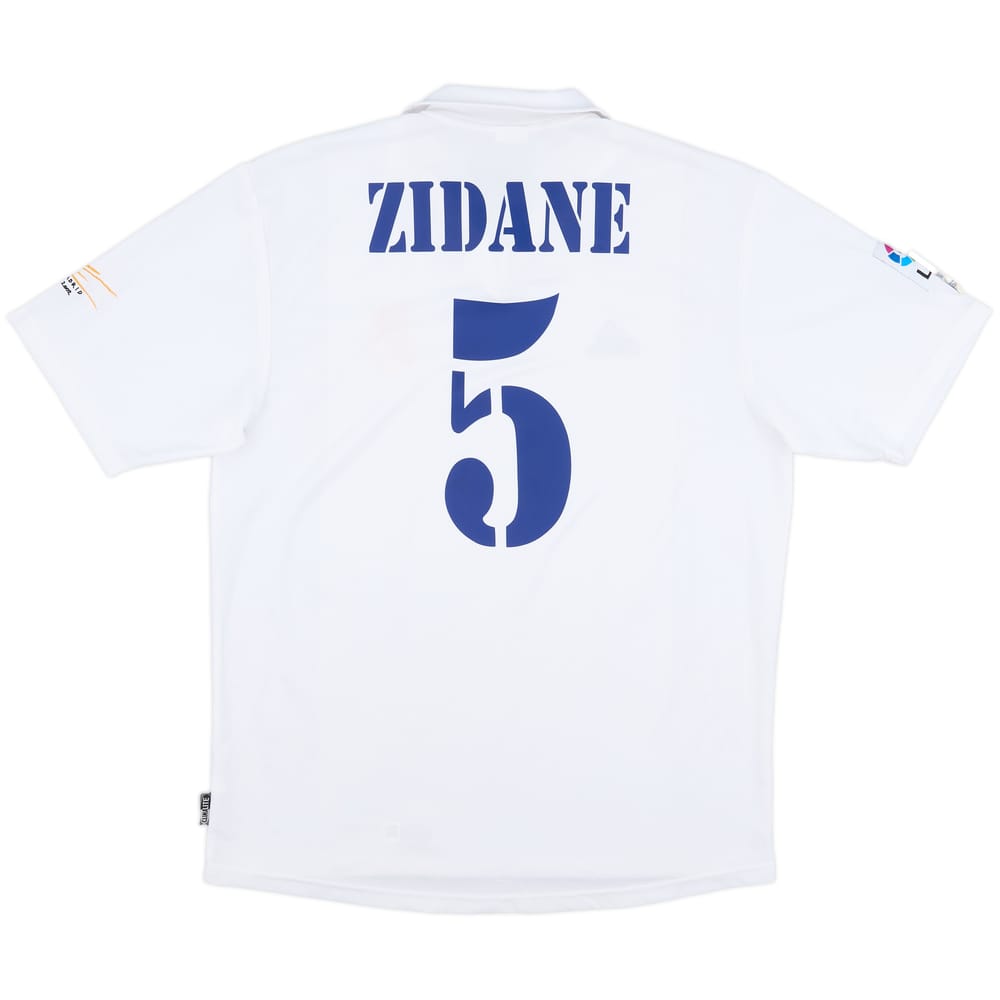 2001 Real Madrid Home Shirt Zidane #5 - 8/10 - (L)