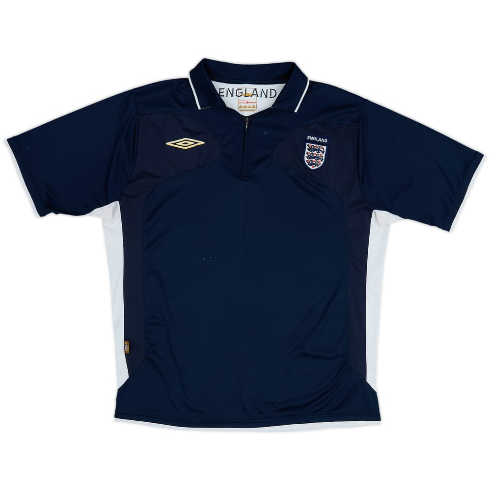 2005-06 England Umbro 1/4 Zip Training Shirt - 6/10 - (L)