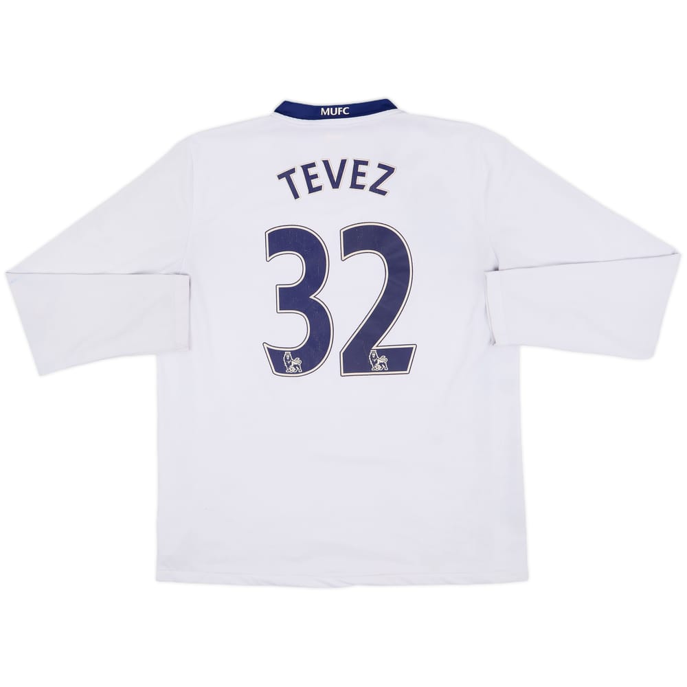 2008-10 Manchester United Away L/S Shirt Tevez #32 - 4/10 - (M)