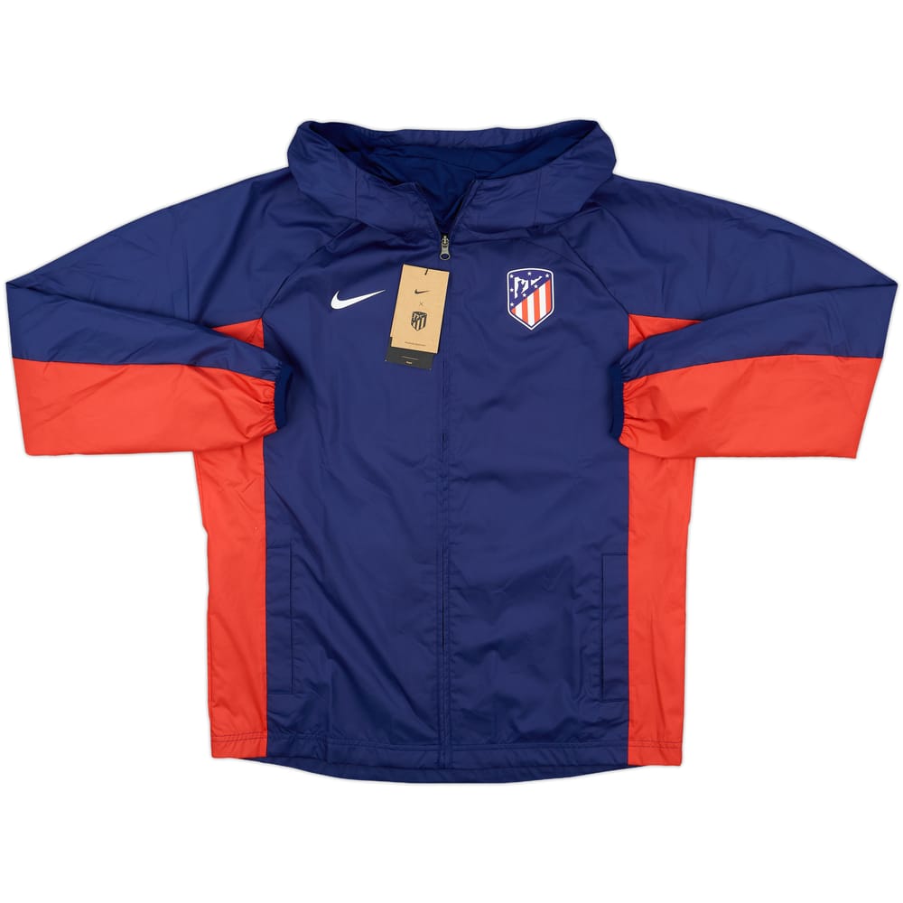 2023-24 Atletico Madrid Nike Hooded Rain Jacket (L)