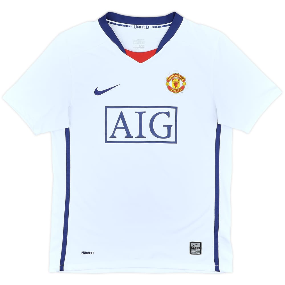 2008-10 Manchester United Away Shirt - 10/10 - (L.Boys)