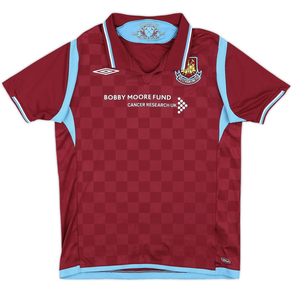 2009-10 West Ham Home Shirt - 7/10 - (L.Boys)