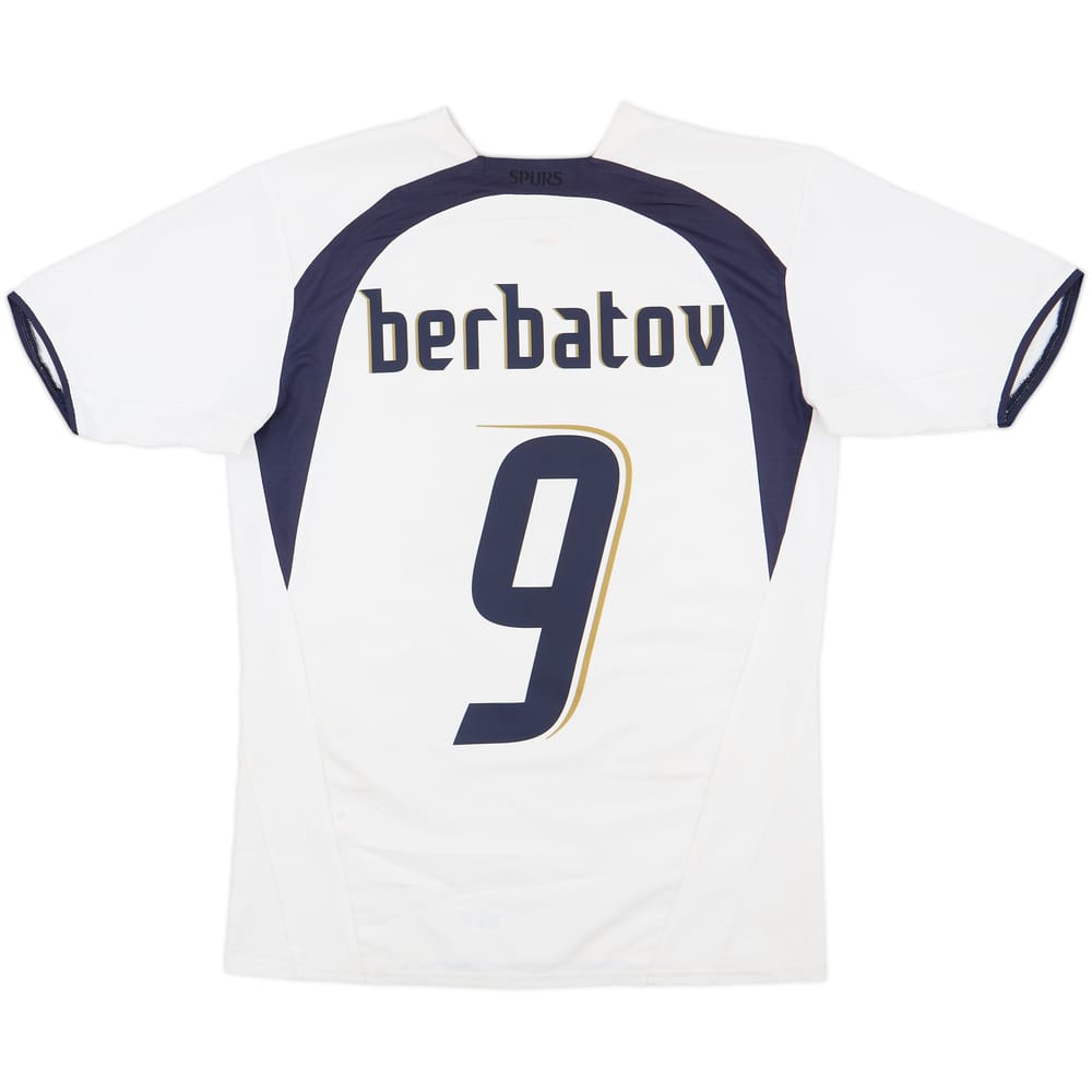 2006-07 Tottenham Home Shirt Berbatov #9 - 8/10 - (M)