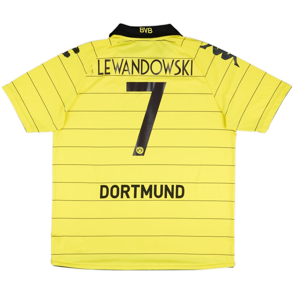2010-11 Borussia Dortmund Home Shirt Lewandowski #7 - 7/10 - (XXL)
