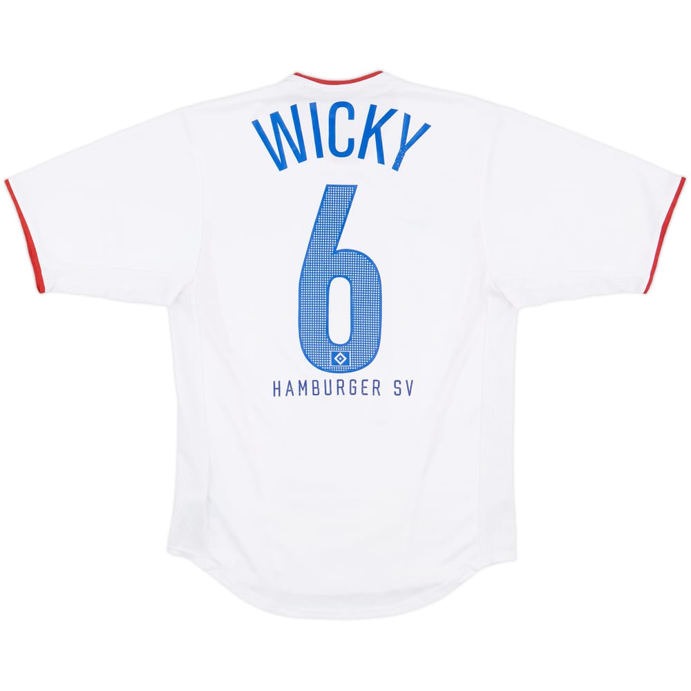 2003-04 Hamburg Home Shirt Wicky #6 - 7/10 - (S)