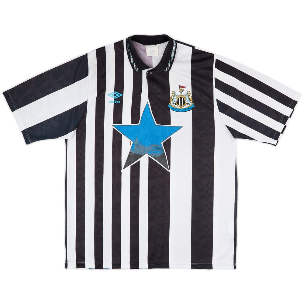 1991-93 Newcastle Home Shirt - 9/10 - (L)