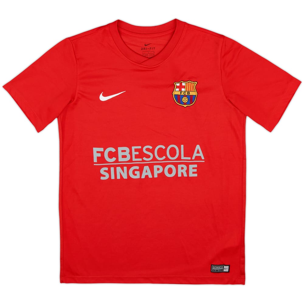 2017-18 Barcelona Nike Training Shirt - 9/10 - (L.Boys)