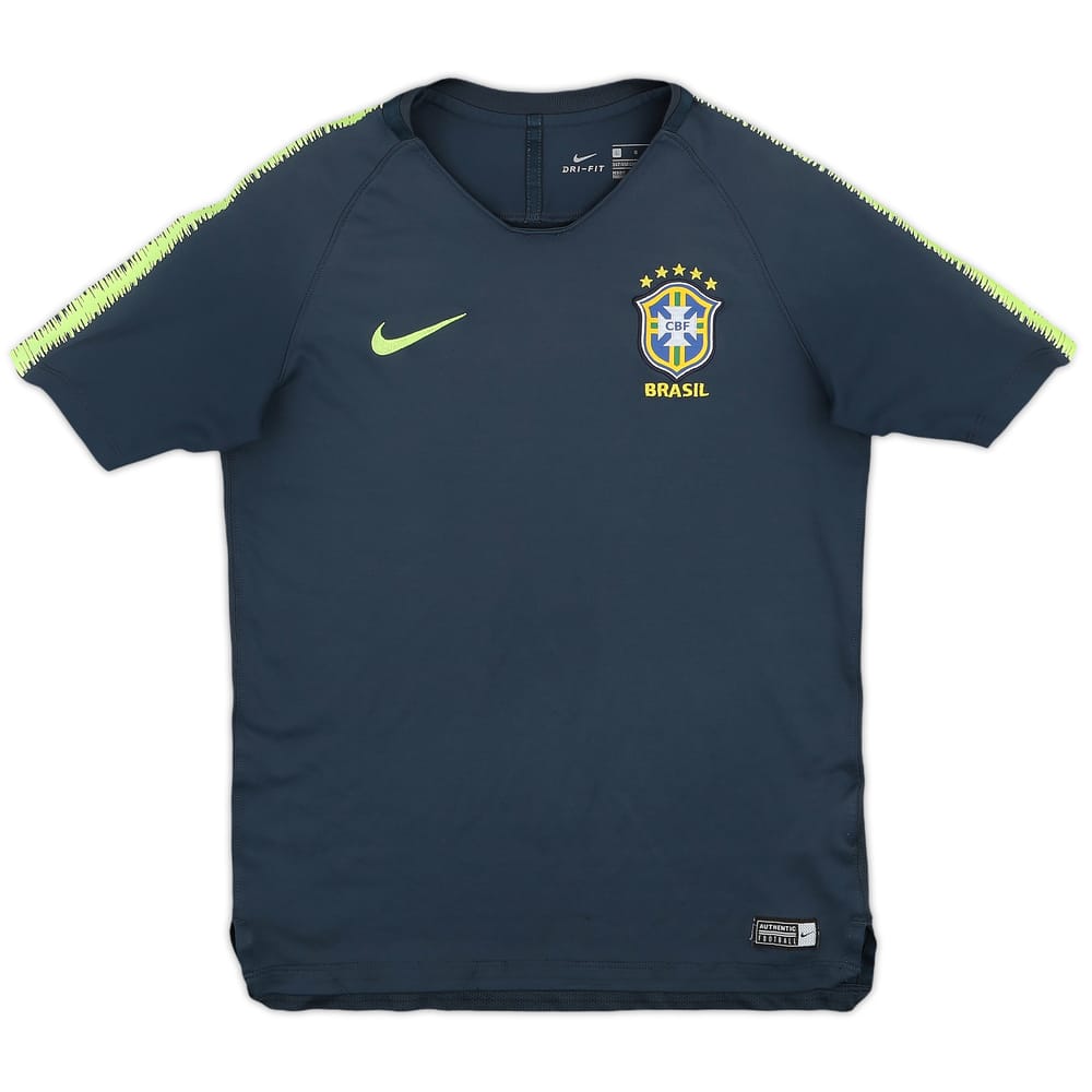 2018-19 Brazil Nike Training Shirt - 7/10 - (L.Boys)
