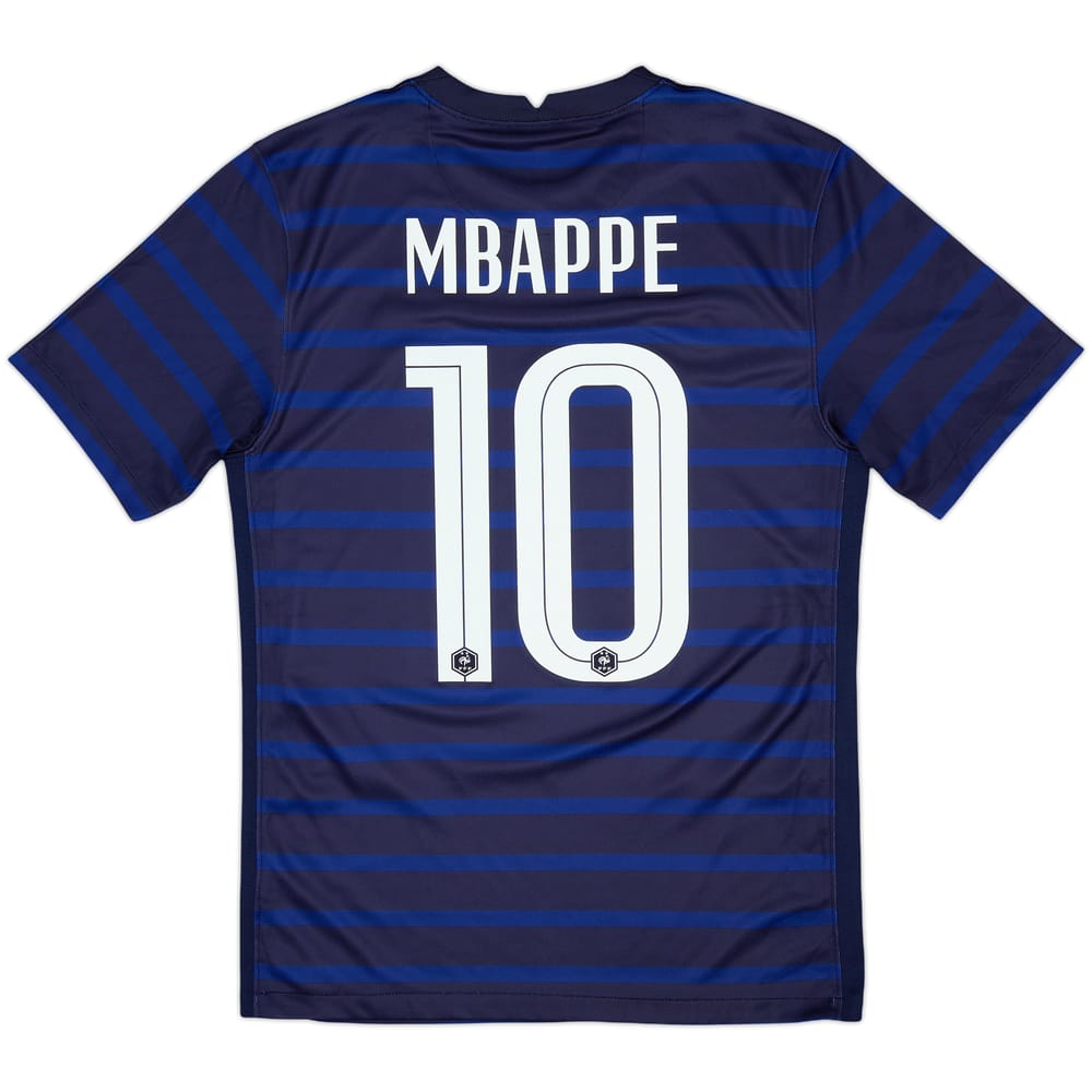 2020-21 France Home Shirt Mbappe #10 - 9/10 - (S)