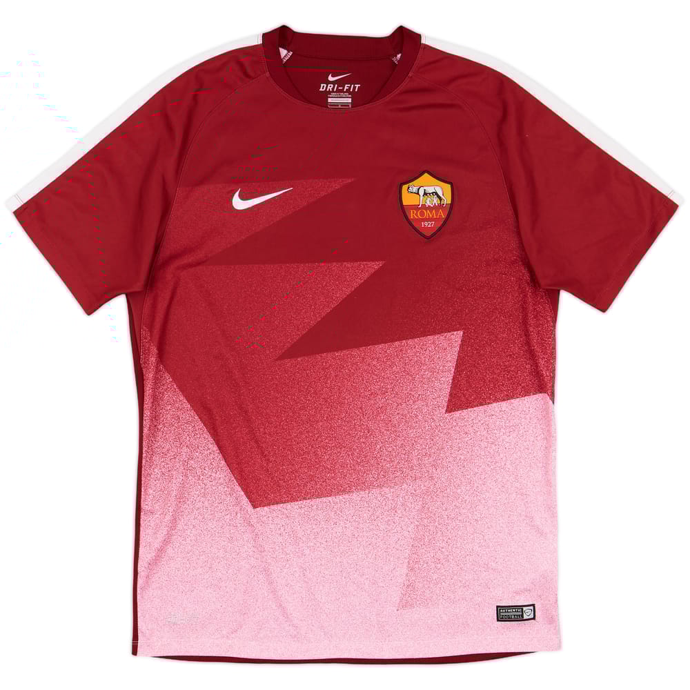 2015-16 Roma Nike Training Shirt - 8/10 - (L)