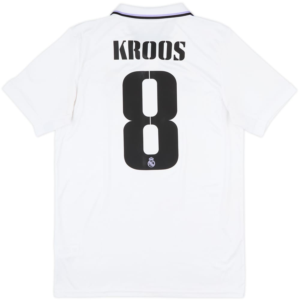 2022-23 Real Madrid Home Shirt Kroos #8 - 9/10 - (M)