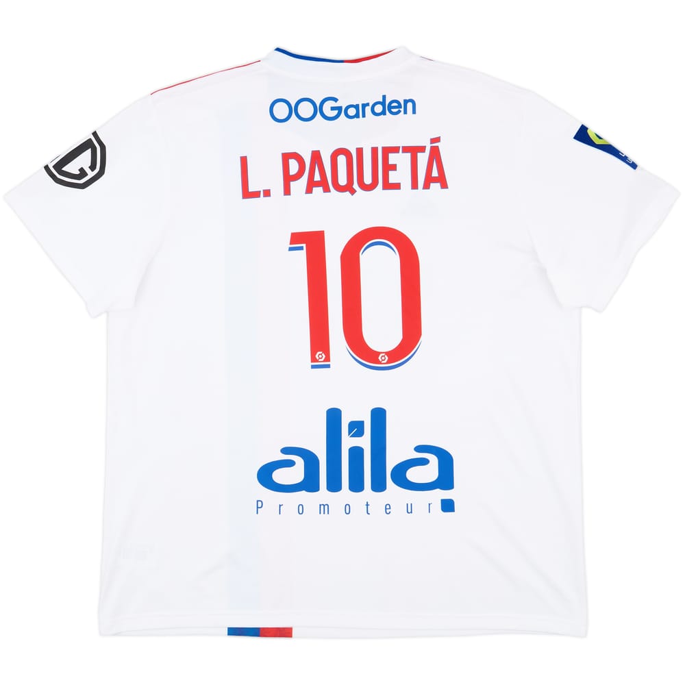 2021-22 Lyon Home Shirt L.Paqueta #10 - 8/10 - (XXL)