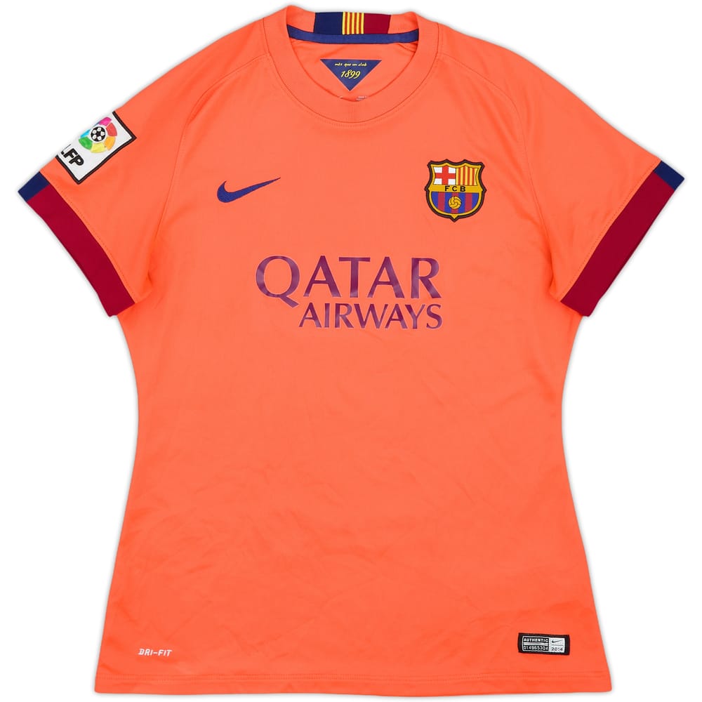 2014-15 Barcelona Away Shirt - 9/10 - (Women's M)
