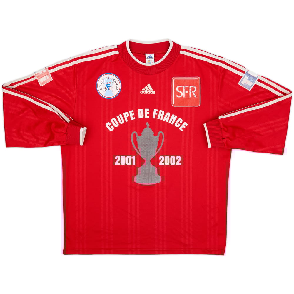 2001-02 Coupe de France L/S Shirt #13 - 7/10 - (XL)