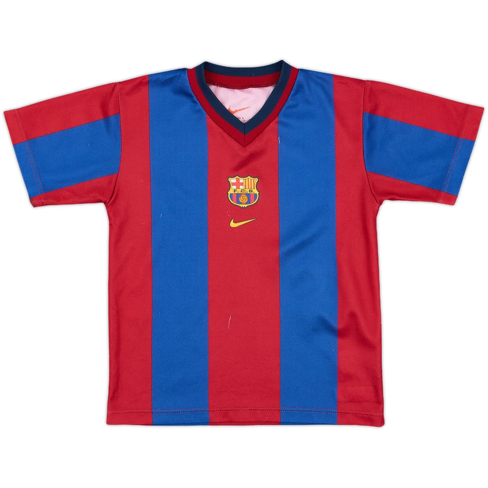 1998-00 Barcelona Home Shirt - 7/10 - (5-6 Years)