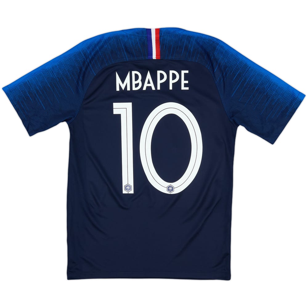 2018 France Home Shirt Mbappe #10 - 8/10 - (S)